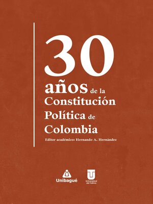 cover image of 30 años de la Constitución Política de Colombia